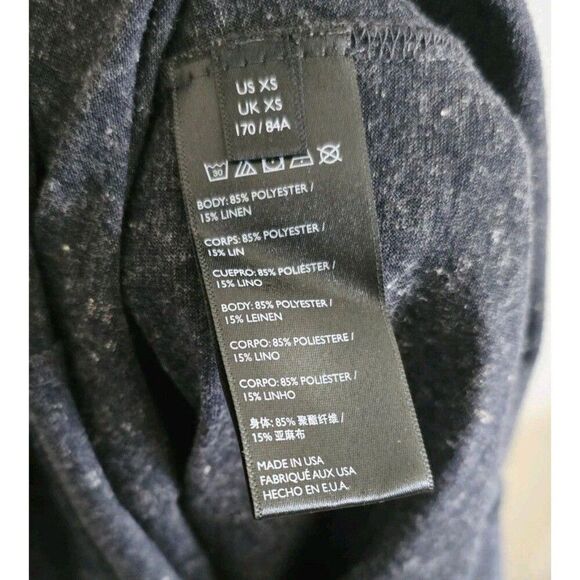 Free People Beach Fulton Jumpsuit XS Gray V-Neck Flowy Resort Boho Wide Leg - Picture 8 of 10